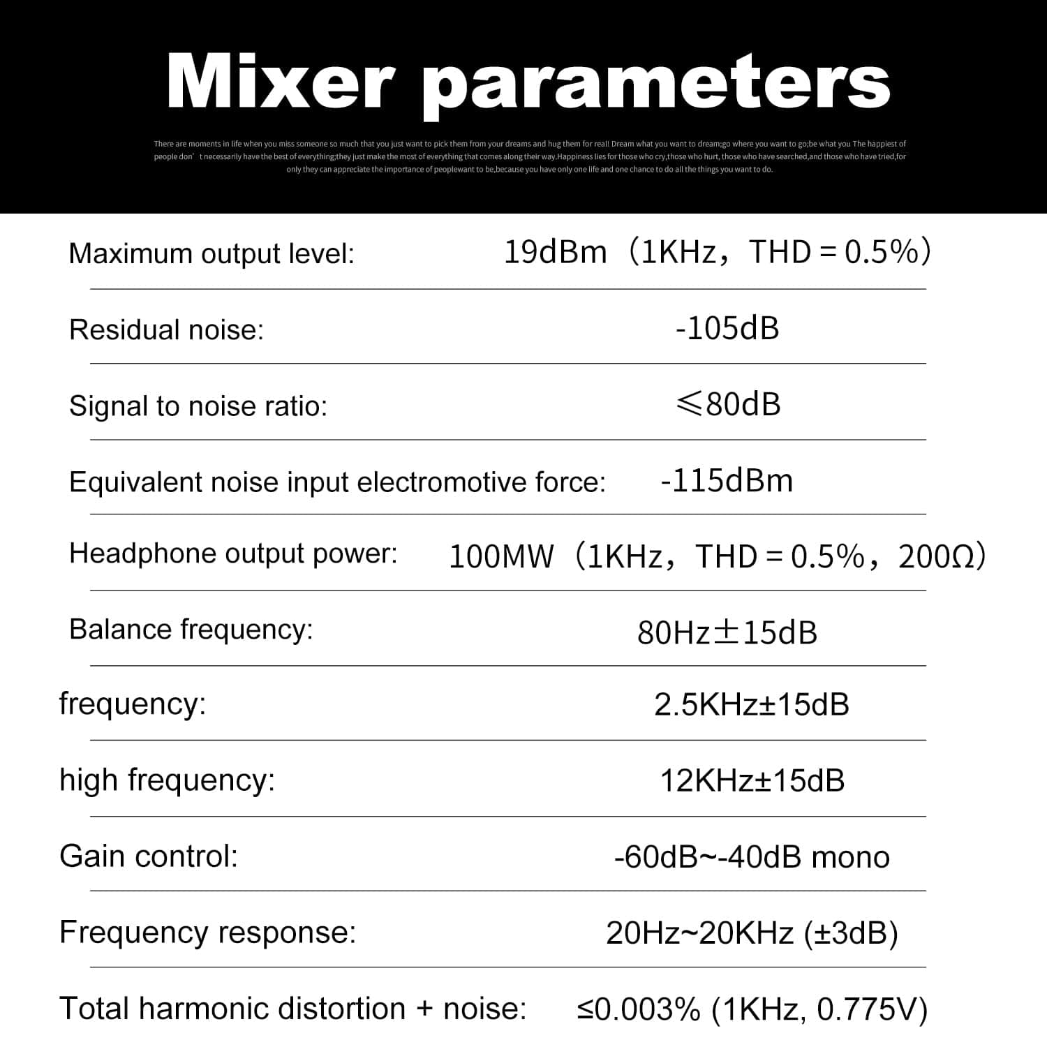 Mezclador de audio profesional G-MARK MK800MP3 de 8 canales - Imagen 10