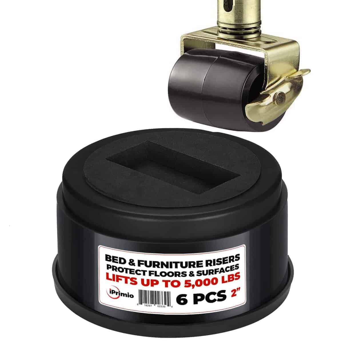 Elevadores de cama apilables de iPrimio, Para Ruedas,