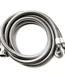 Conjunto de 2 mangueras de acero inoxidable premium para