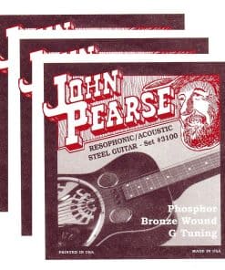Cuerdas John Pearse Resophonic Phosphor Bronze Afinación G