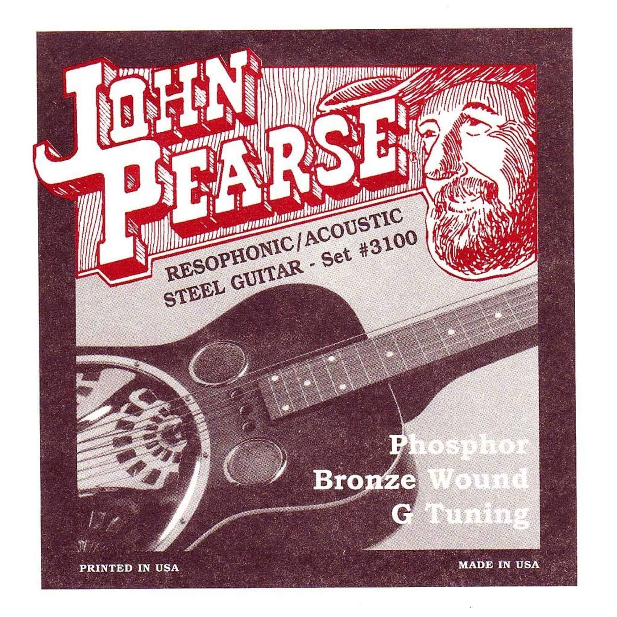 Cuerdas John Pearse Resophonic Phosphor Bronze Afinación G - Imagen 3