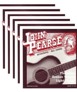 Cuerdas de Guitarra Acústica John Pearse de -Bronce