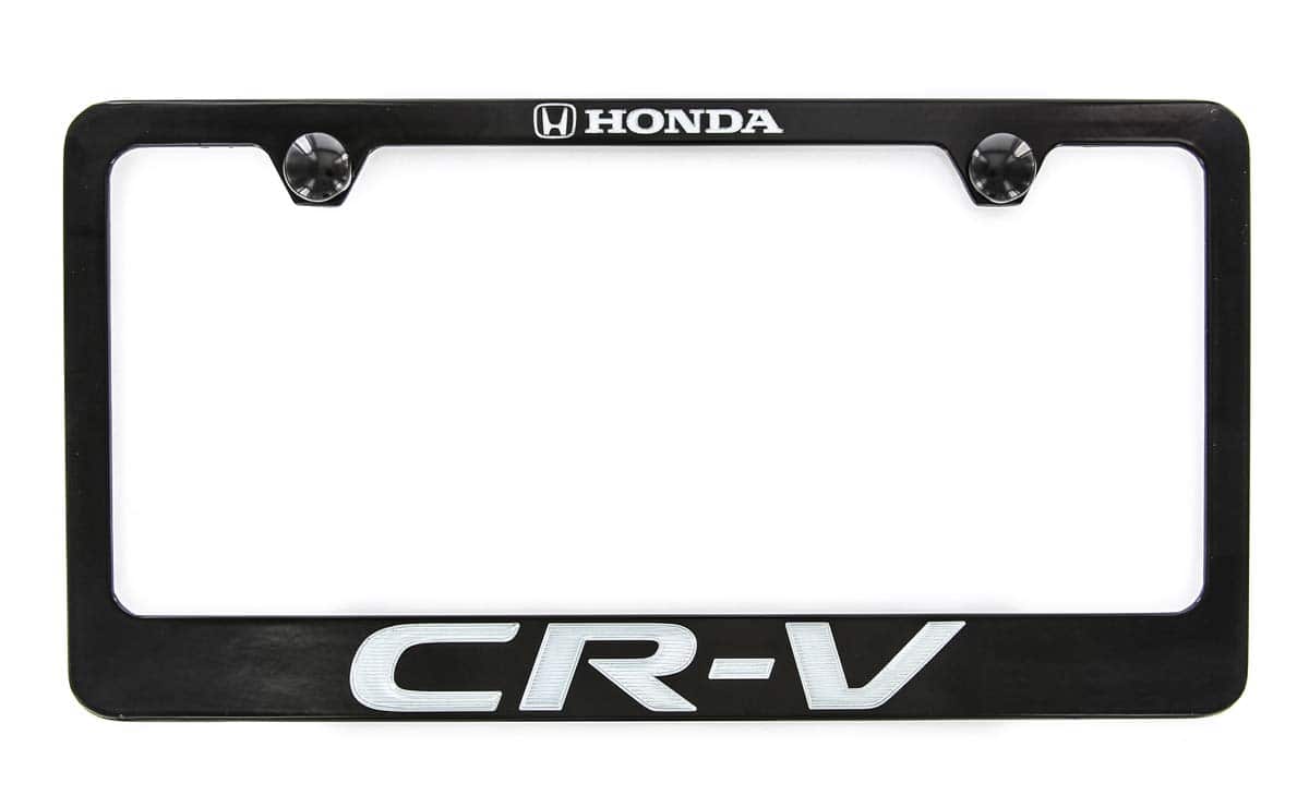 Porta placas para matrícula Honda CR-V de Zinc recubierto