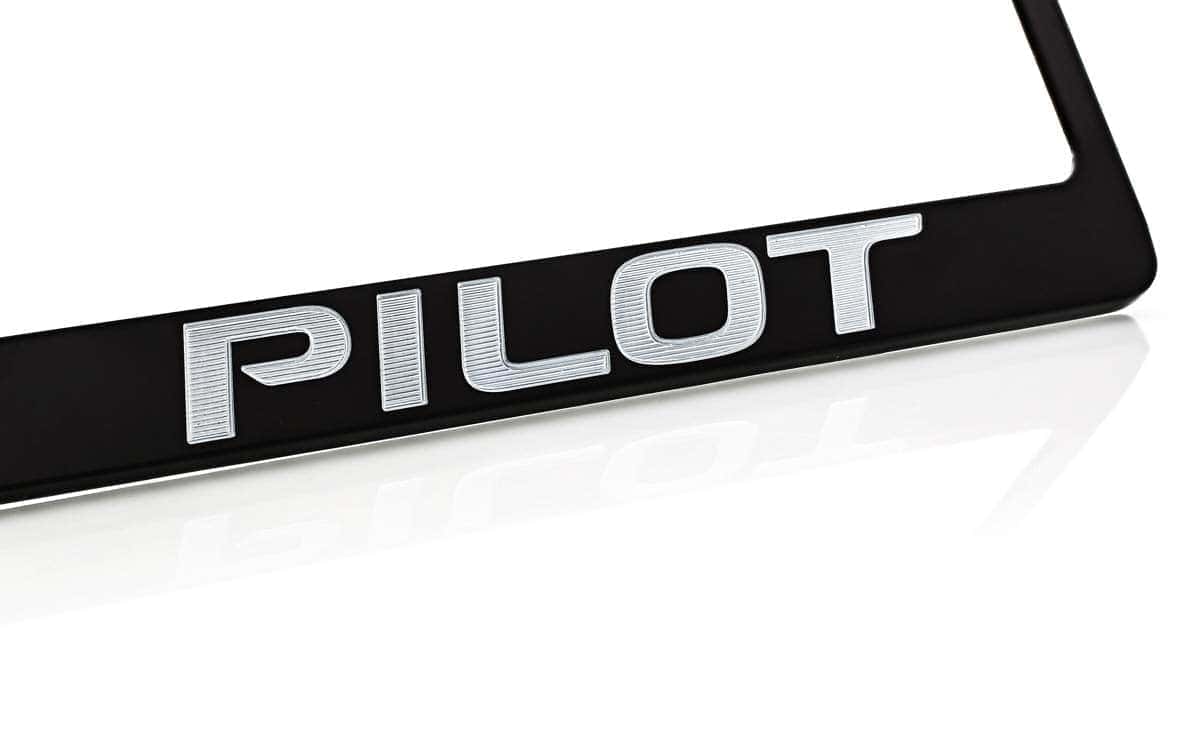 Portaplacas de matrícula de metal recubierto de polvo negro - Imagen 4