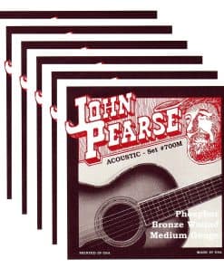 Cuerdas de Guitarra Acústica John Pearse de -Bronce