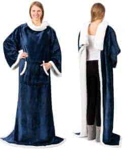 Manta de Felpa Premium PAVILIA con Mangas para Mujeres