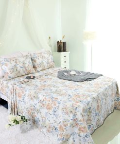 Juego de Ropa de Cama Vintage para Princesa Niñas King 4