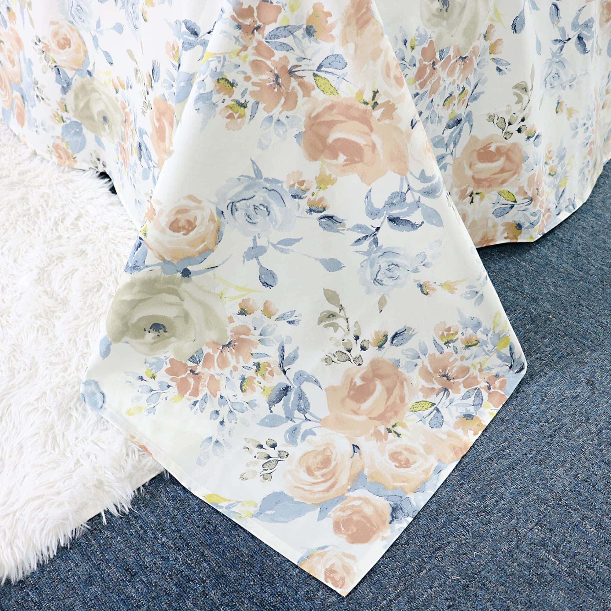 Juego de Ropa de Cama Vintage para Princesa Niñas King 4 - Imagen 7