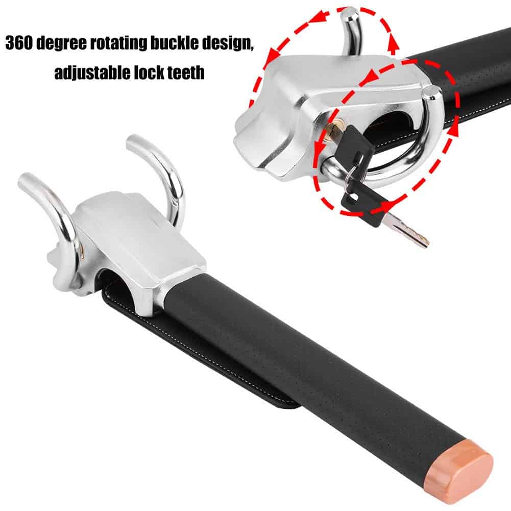 Bloqueo de Volante de Coche, Bloqueo de Seguridad Antirrobo - Imagen 9