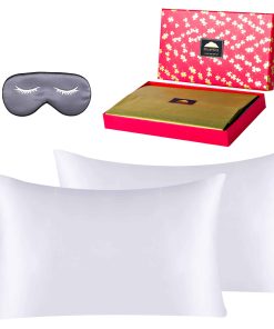 Funda de Almohada de Seda Natural 100% Pura de Morera de 22