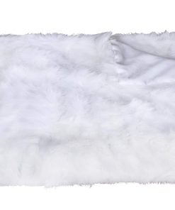 Manta de Pelo de Conejo Genuino con Espalda de Microgamuza