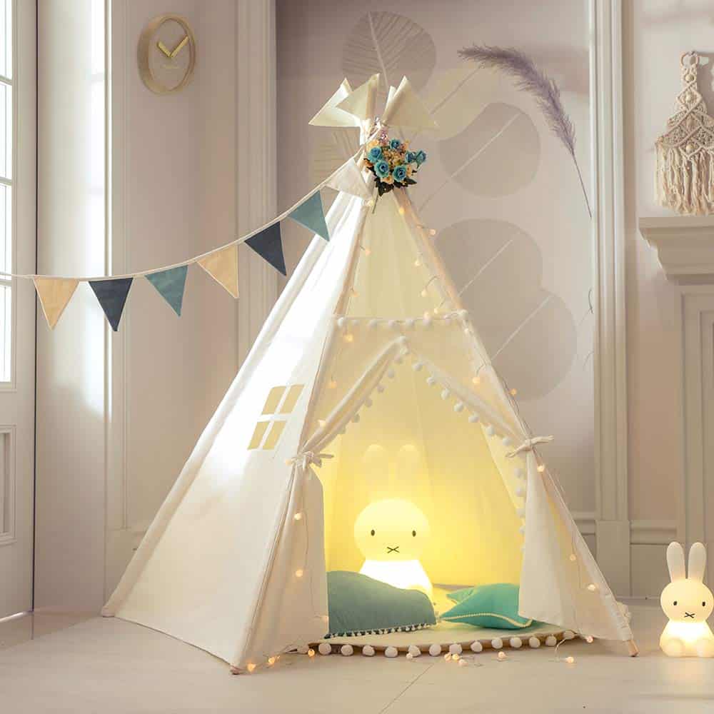 Carpa de Juego para Niños TreeBud Teepee con Alfombra