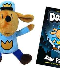 Paquete de regalo de libros y peluche Dog Man #1