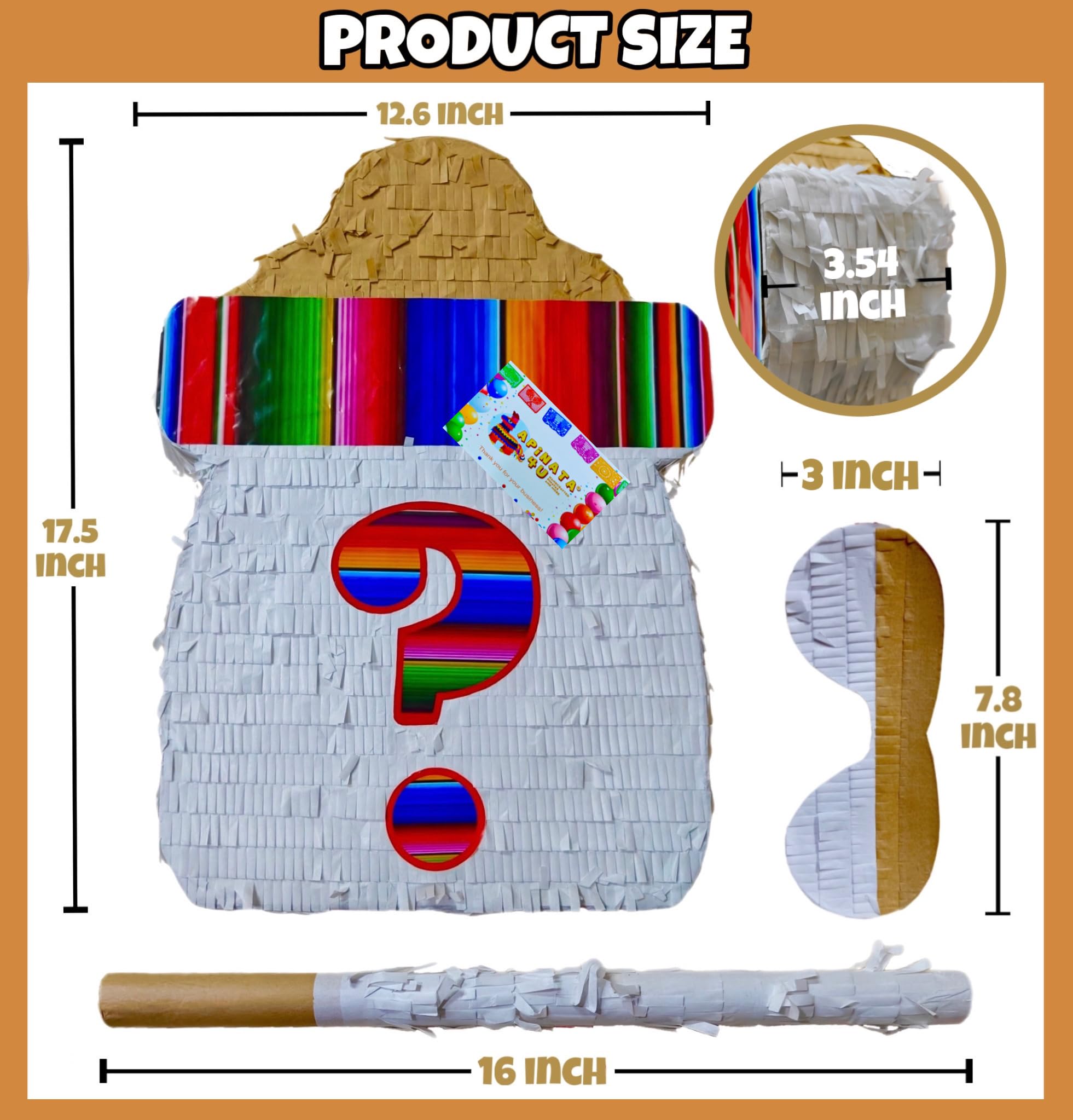 Kit de Piñata de Revelación de Género APINATA4U - Imagen 3