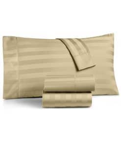 Juego de sábanas de 4 piezas de algodón Supima de 550 hilos
