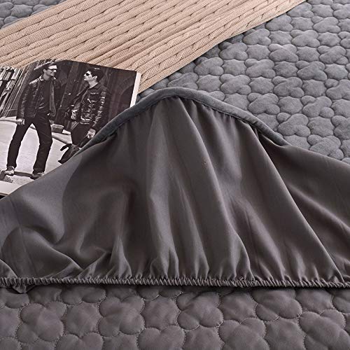 Pangzi Sábana Ajustable de Franela Suave y Aterciopelada, - Imagen 3