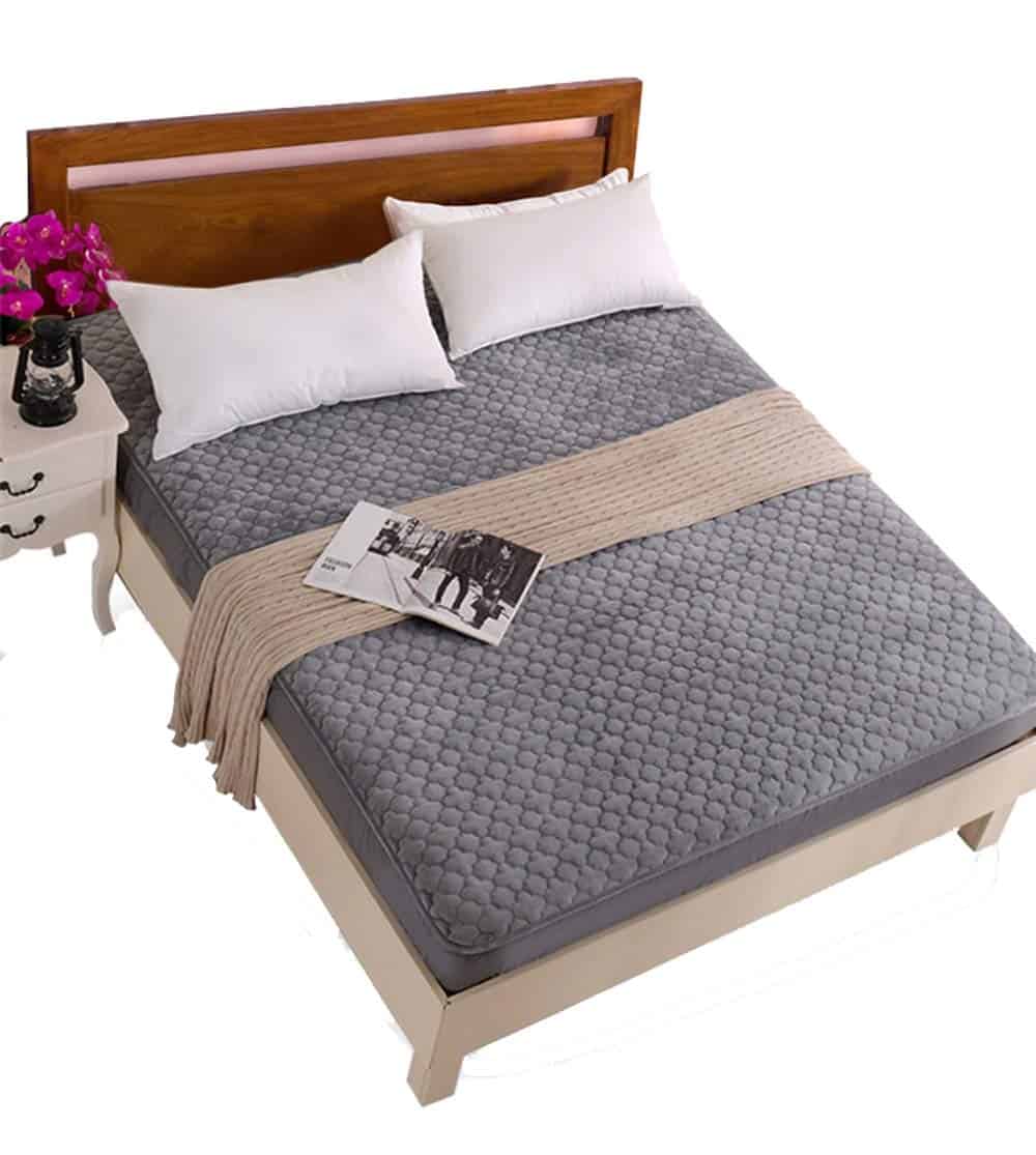 Pangzi Sábana Ajustable de Franela Suave y Aterciopelada,