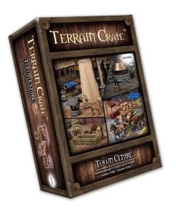 Mantic MGTC124 TerrainCrate: Centro de la Ciudad (Incluye