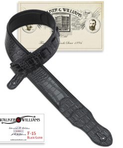 Correa de Guitarra Acolchada con Acabado de Piel de