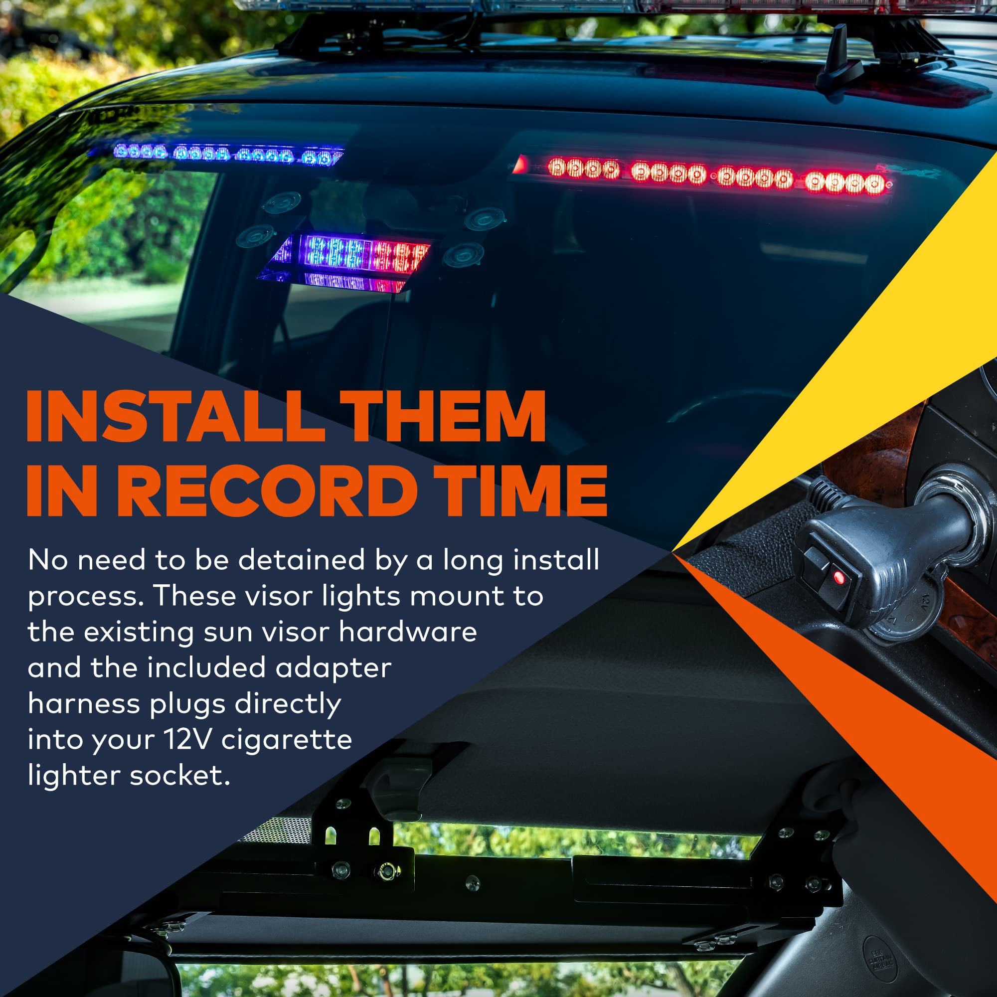 Barra de luces de emergencia para visera LAMPHUS SolarBlast - Imagen 3