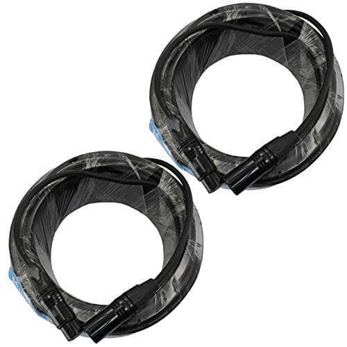 Cable XLR Macho a Hembra MCSPROAUDIO - Paquete de 2 - 75