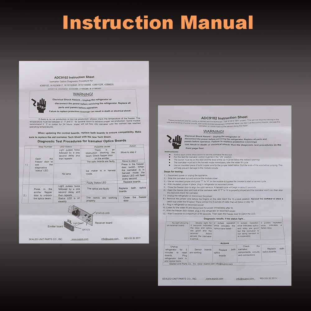 Kit de placas de control de sensor del fabricante de hielo - Imagen 8