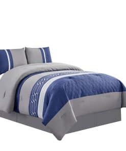 Juego de Edredón Alternativo de Plumas Bordado por WPM