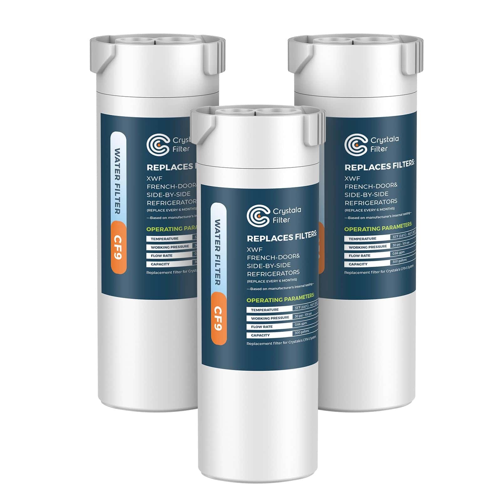 Filtro de Agua Crystala Filters XWF, Compatible con el