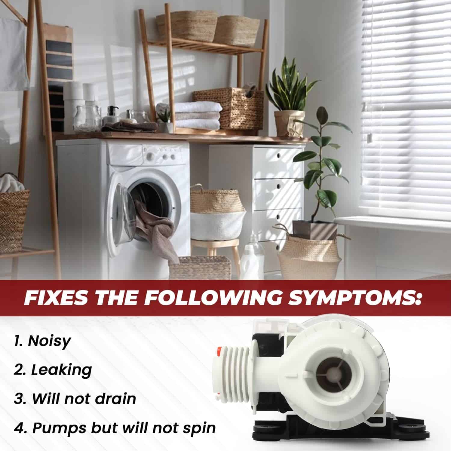 Kit de bomba de drenaje para lavadora Lifetime Electrolux - Imagen 6