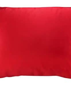Funda de Almohada de Seda 100% Celestial -Rojo Brillante