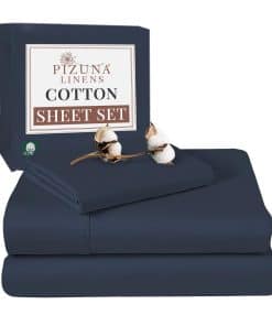 Juego de sábanas 100% algodón Pizuna para cama individual,