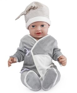 Vollence 23" Muñeco de Bebé de Silicona Platino - Cuerpo