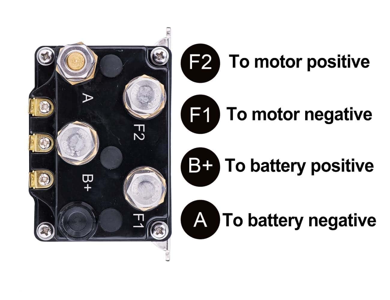Rele de Arranque de Winch Sinoking 12V 500A, Contactador de - Imagen 6