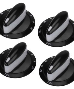 Perilla de quemador de gas 74011287 Negra de Repuesto para