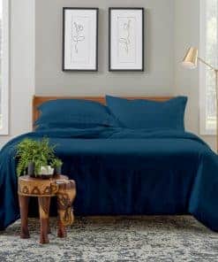 Juego de Funda Nórdica de Lujo Cosy House -Azul Real