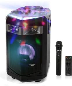 Sistema de Altavoz PA Portátil Recargable Inalámbrico Pyle
