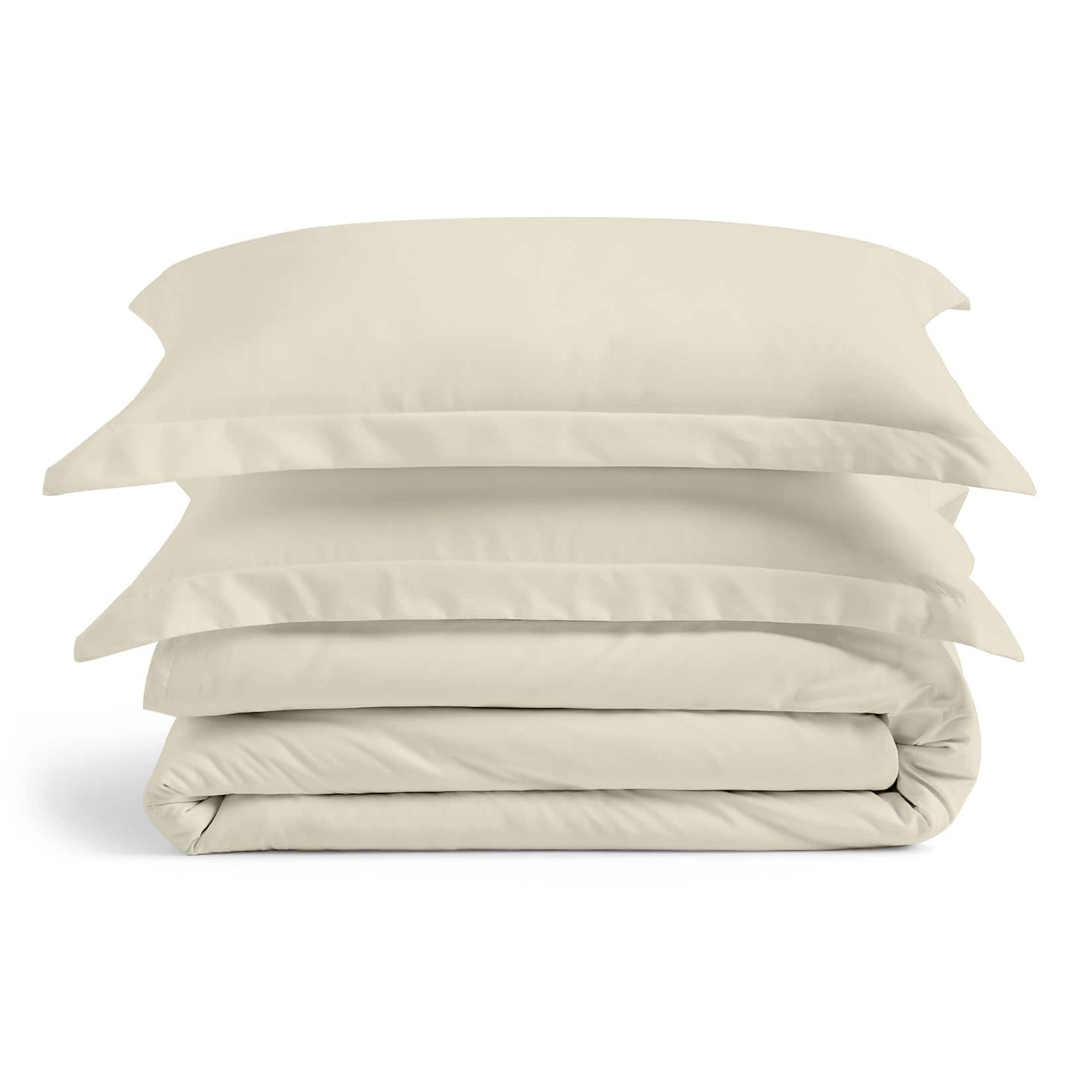 Juego de Funda de Edredón de Lujo Cosy House -Crema