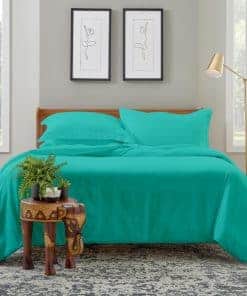 Juego de Funda Nórdica de Lujo Cosy House -Turquesa