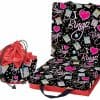 Set de Almohadilla y Bolso I Love Bingo con Diseño Negro