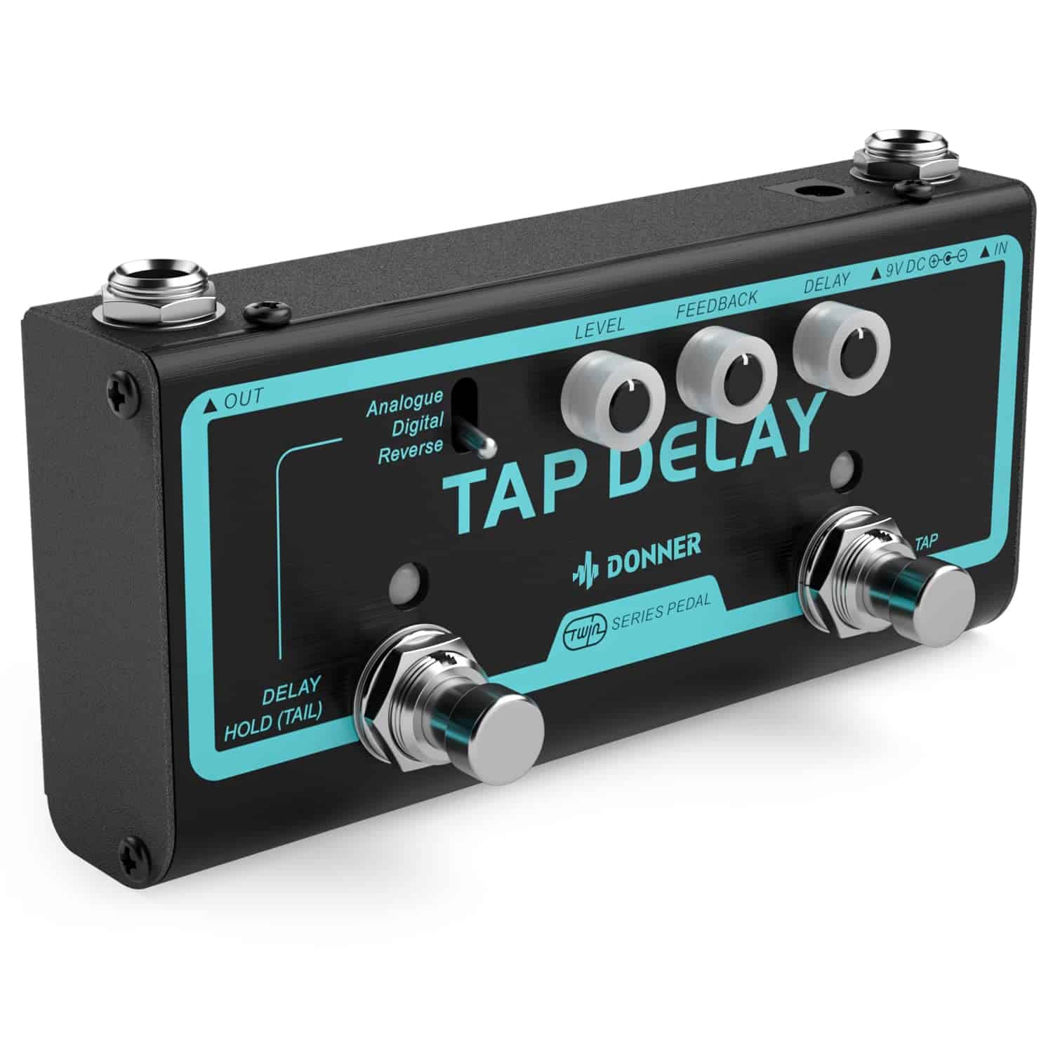 Pedal de Retardo Donner para Guitarra Eléctrica - Retardo