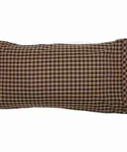 Set de 2 fundas de almohada King VHC Brands Black Check