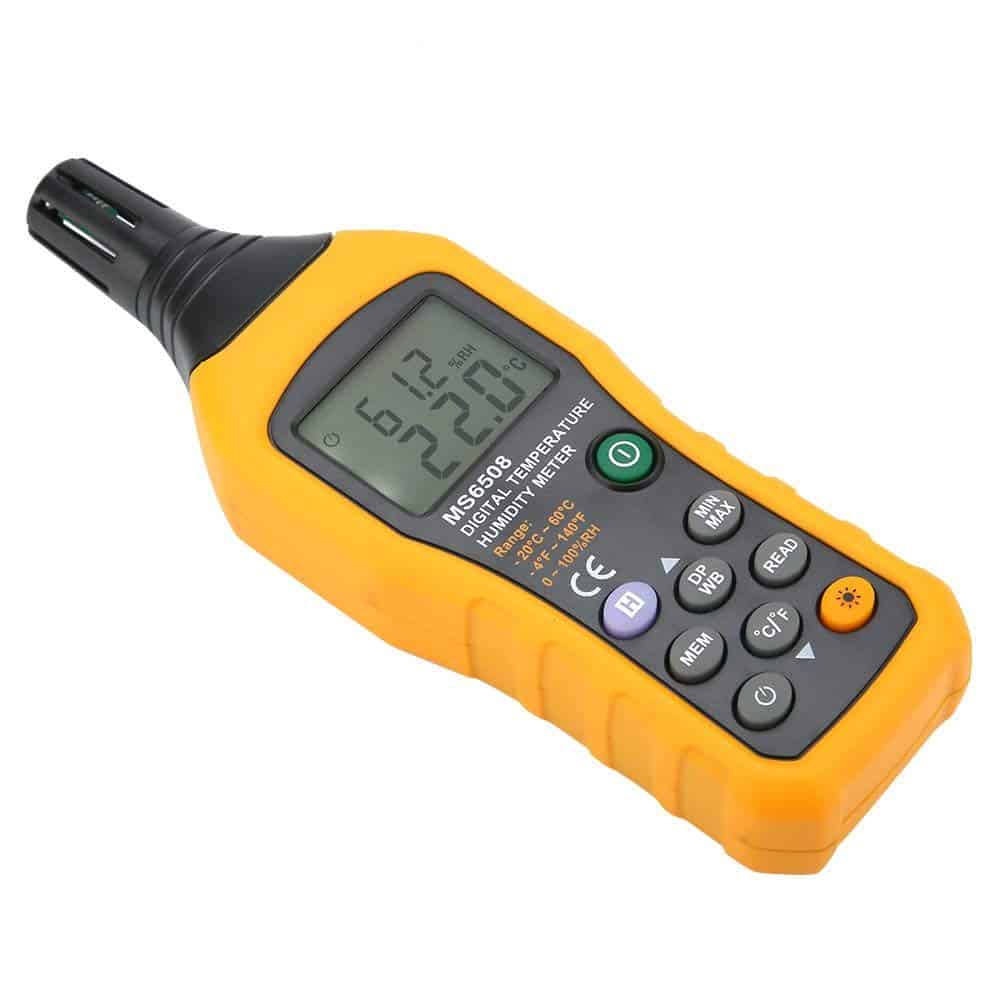 Medidor Digital de Temperatura y Humedad MS6508, - Imagen 9
