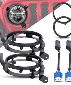 Soportes de Montaje de Faros Delanteros Izquierdo y Derecho