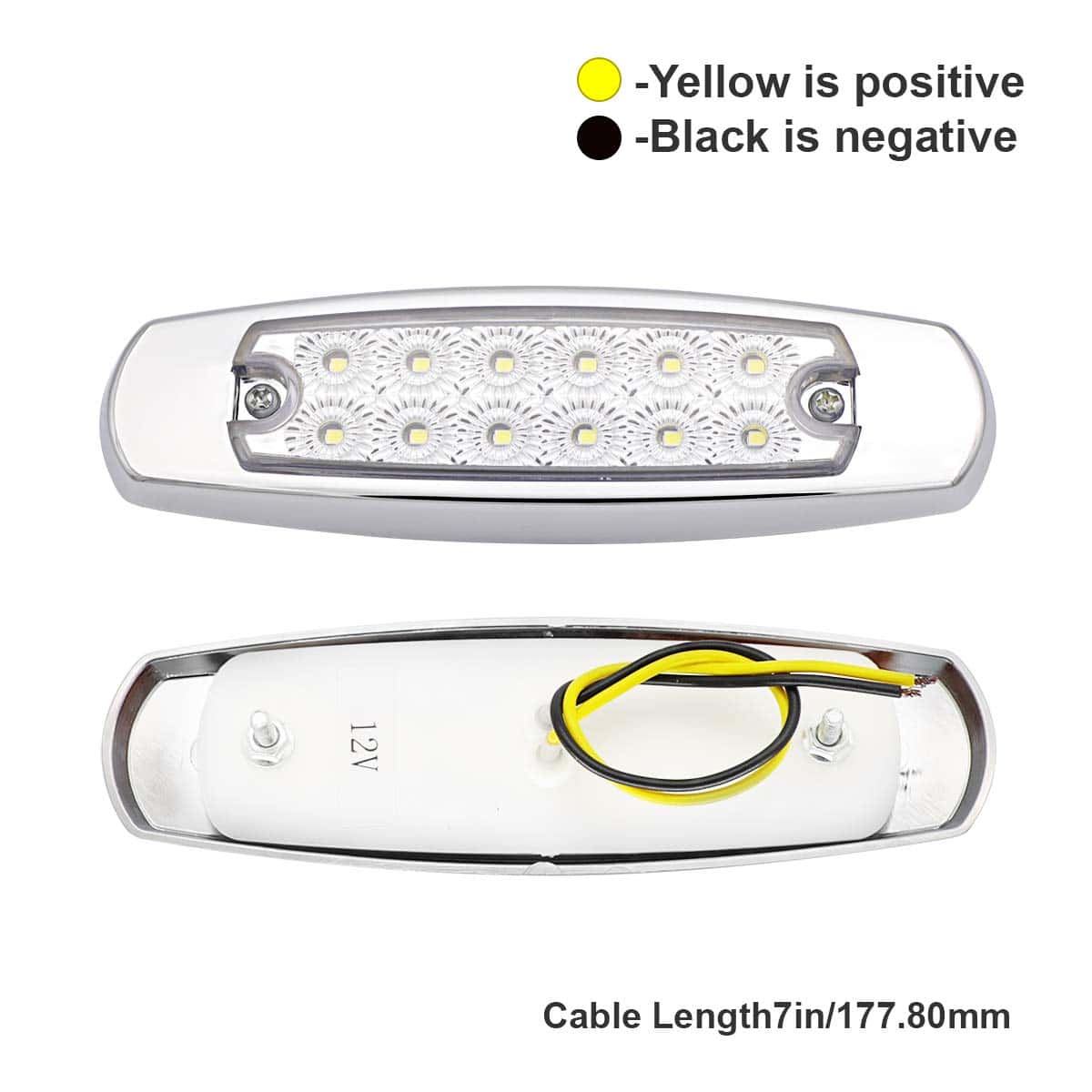 TMH 20 Pcs 6.5 Pulgadas Luces Marcadoras Laterales de Lente - Imagen 5