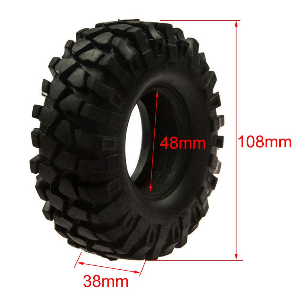 4pcs 1.9'' Rines de Ruedas Beadlock con Llantas de 108mm - Imagen 6