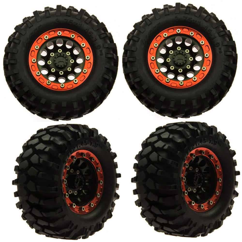 4pcs 1.9'' Rines de Ruedas Beadlock con Llantas de 108mm