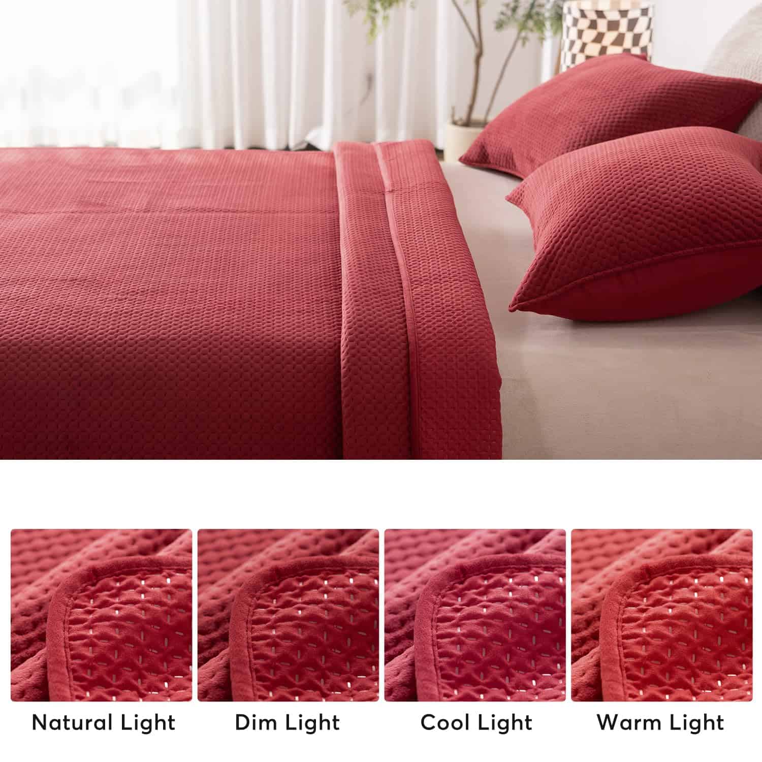 Juego de Edredón de Felpa de Poliéster de Diseño Lujoso de - Imagen 6