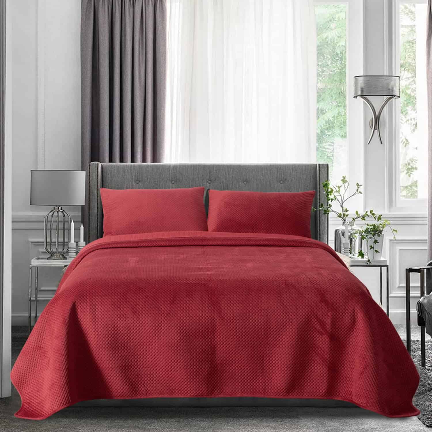 Juego de Edredón de Felpa de Poliéster de Diseño Lujoso de - Imagen 3