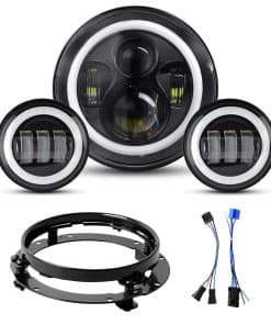 YEEGO DIRECT Faro LED para Motocicleta de 7 pulgadas con