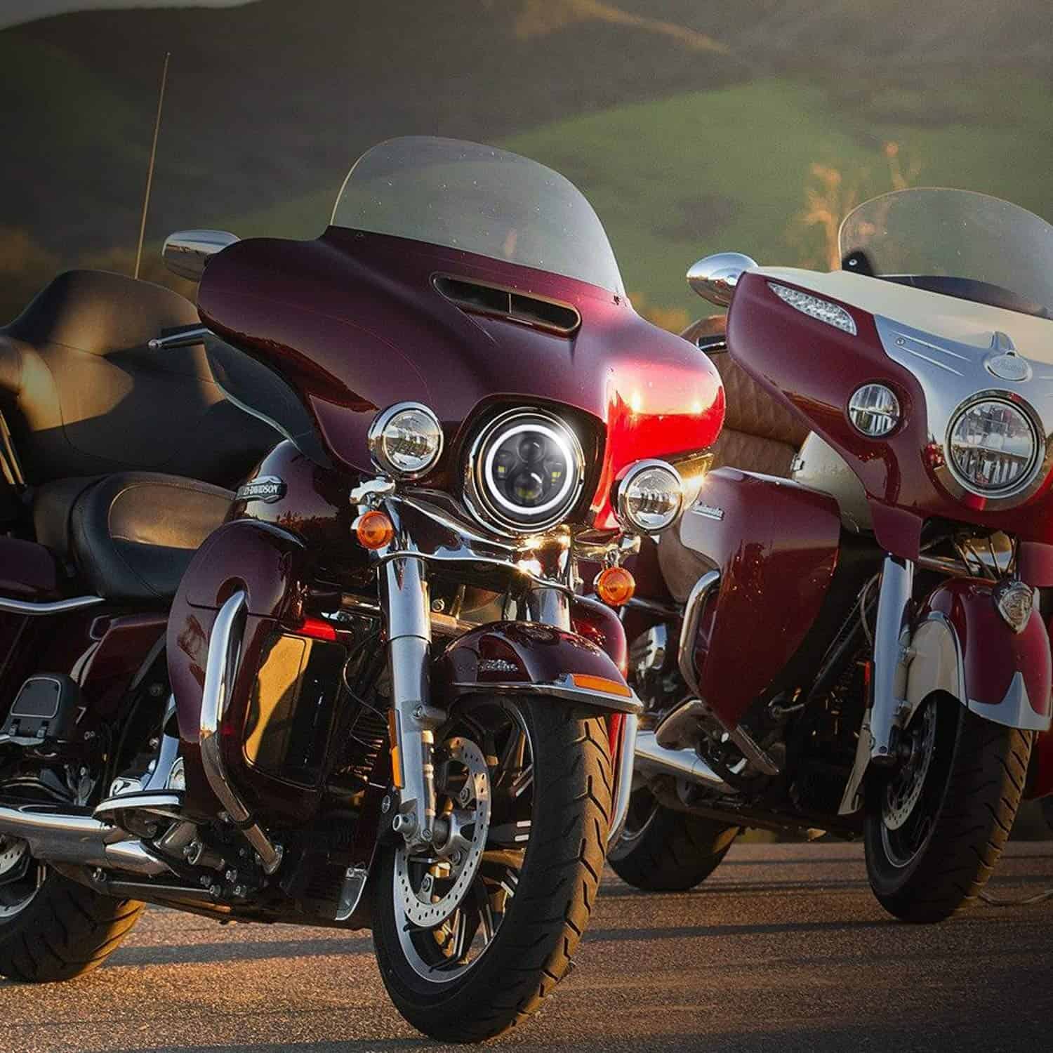 YEEGO DIRECT Faro LED para Motocicleta de 7 pulgadas con - Imagen 9